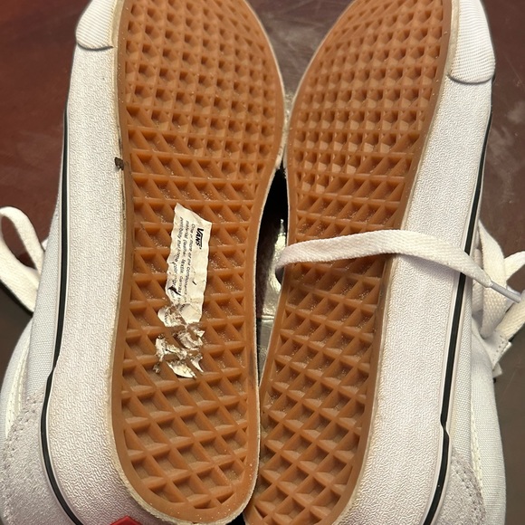 Vans Off The Wall Womens Size 9 Light Blue Low Top Lace Up # Worn Once # - Picture 6 of 7